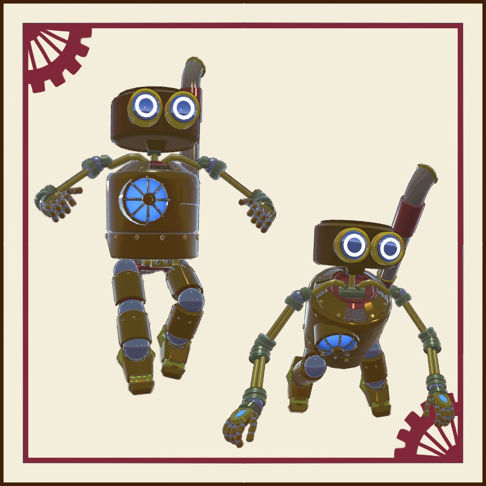 【無料】VRChat向けオリジナルアバター「poncotsu」