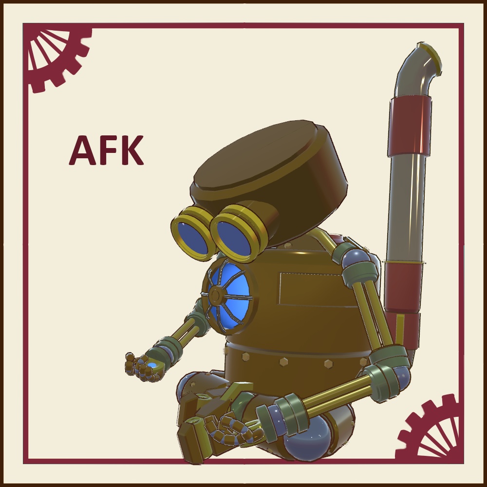 【無料】VRChat向けオリジナルアバター「poncotsu」