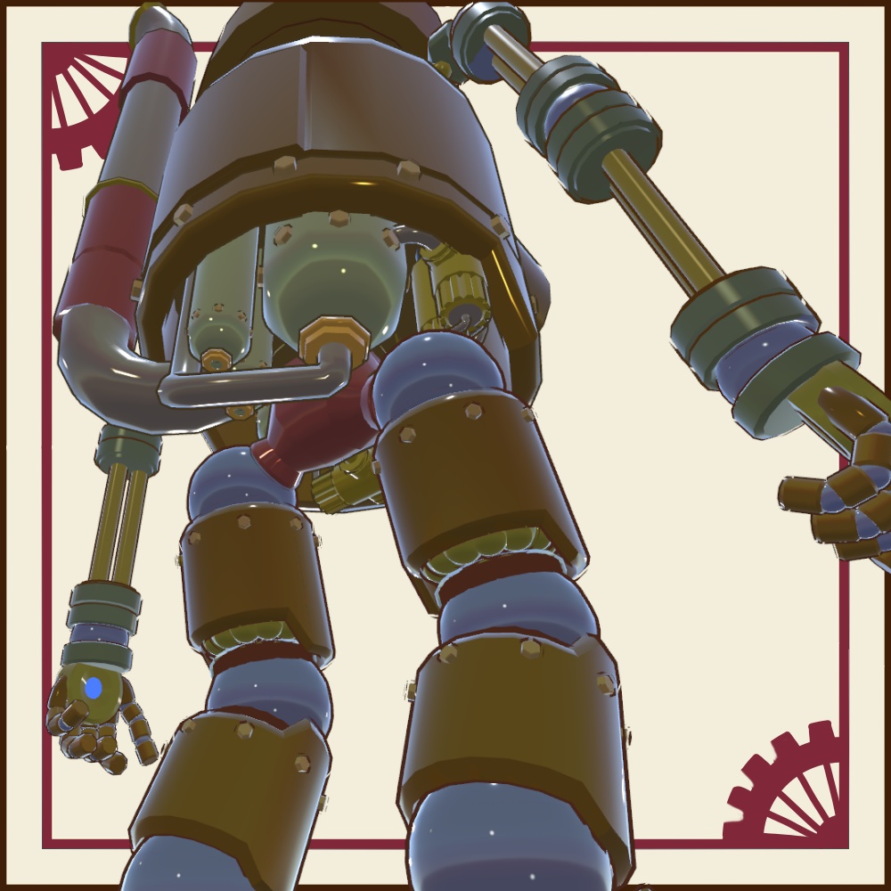 【無料】VRChat向けオリジナルアバター「poncotsu」