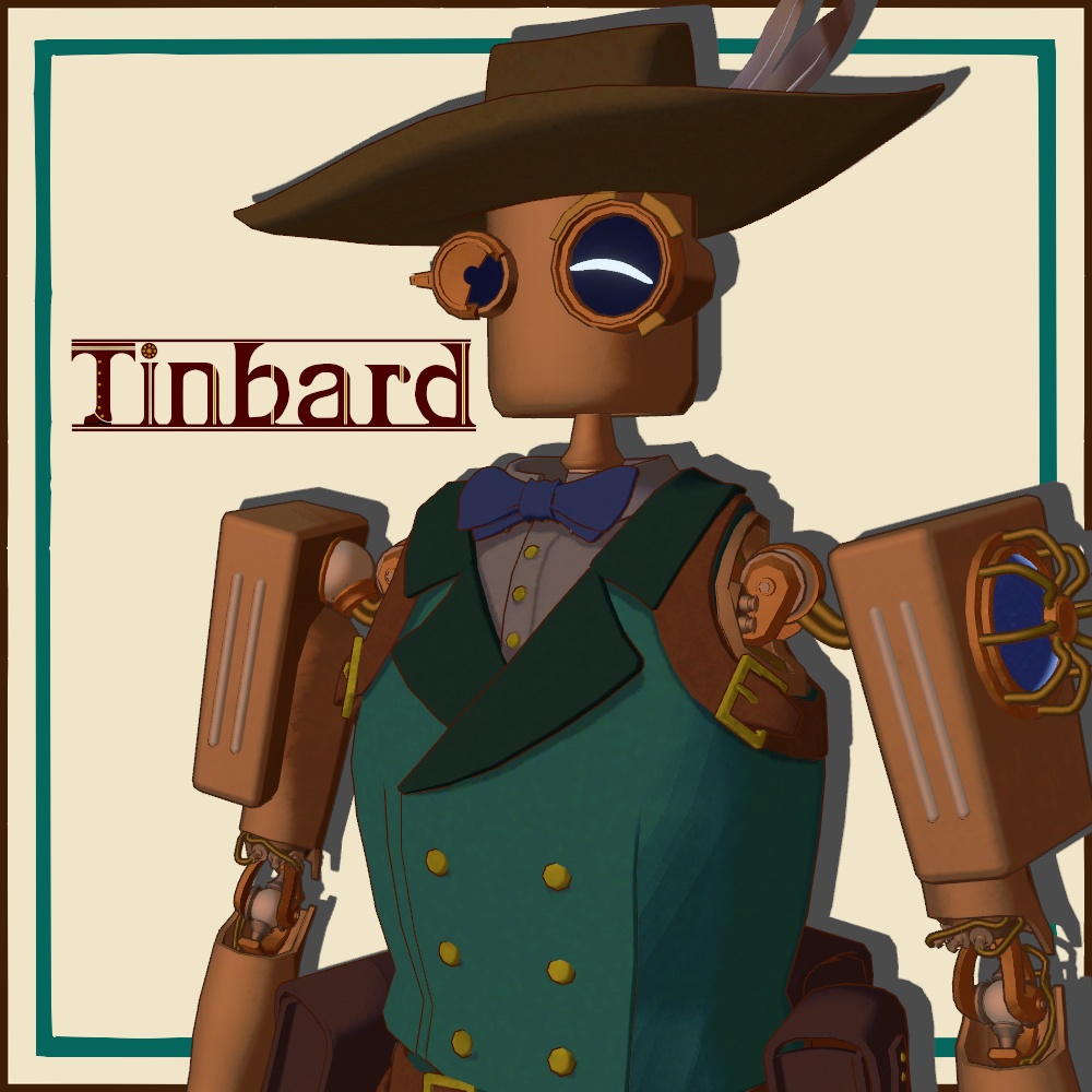 VRChat向けオリジナルアバター「Tinbard」