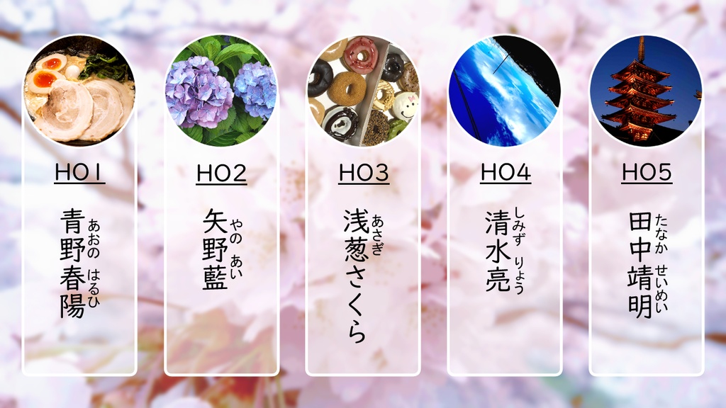 ストーリープレイング『瞳にうつる春の色』