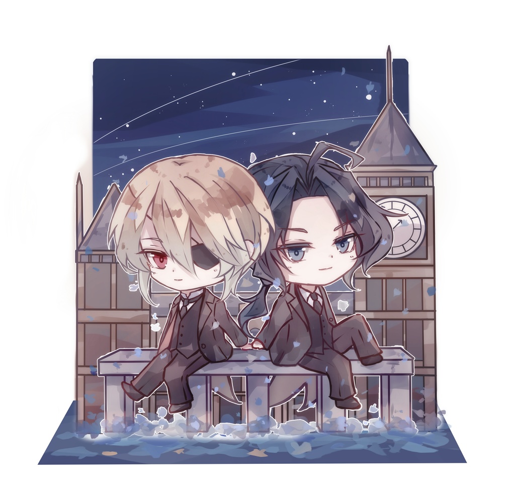 【受注生産】「ロンドンの夜」SWアクリルジオラマ