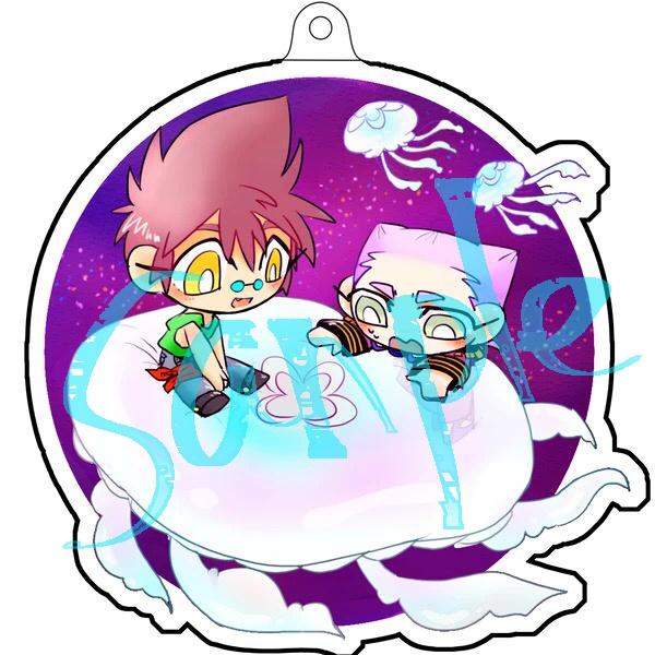 ガムバサアクリルキーホルダー