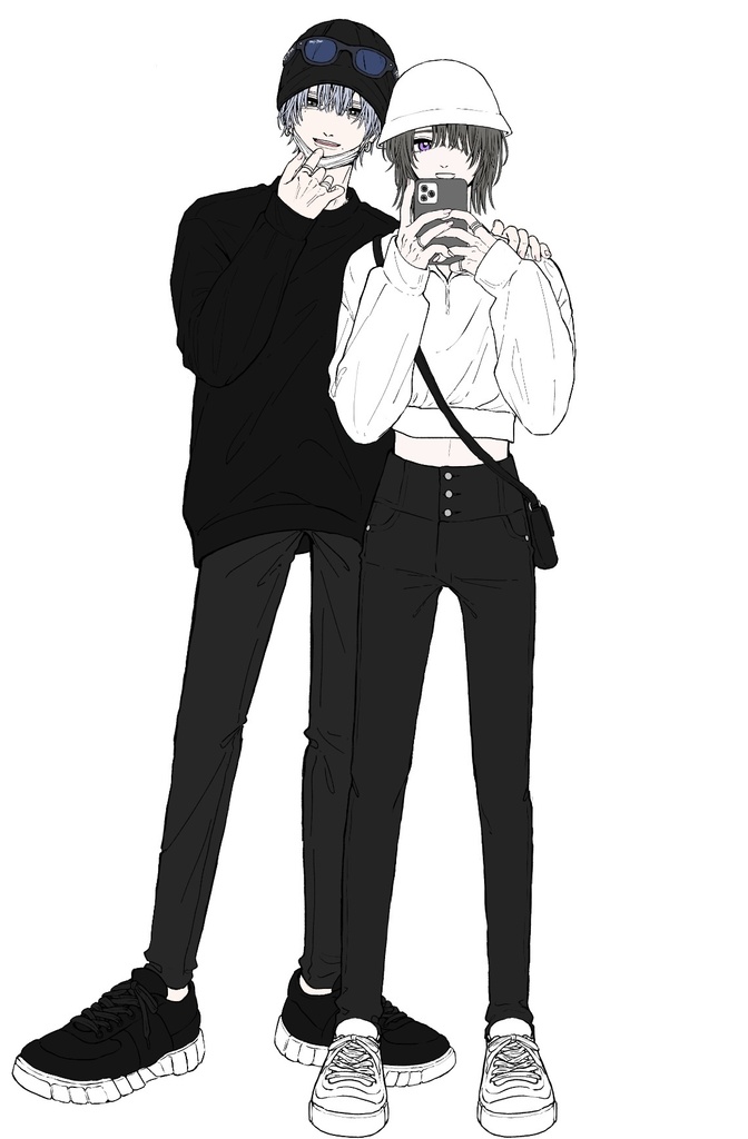 凰寺くんと八重ちゃま お出かけアクスタ