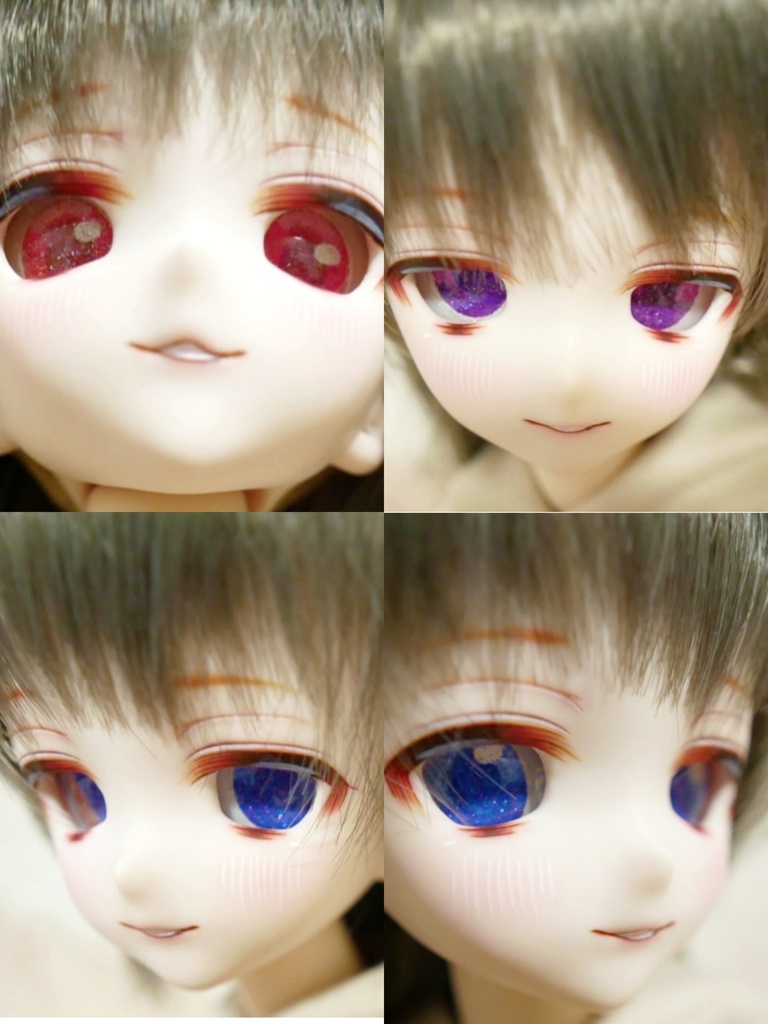 [匿名配送]④キラキラ汎用決戦アイ(22mm･20mm相当カボションアイ追視効果有)