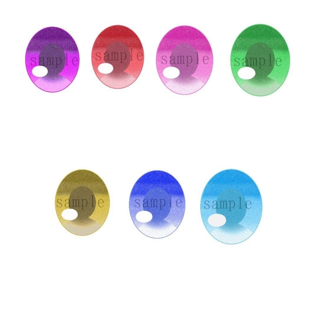 ④キラキラ汎用決戦アイ(22mm・20mm相当カボションアイ