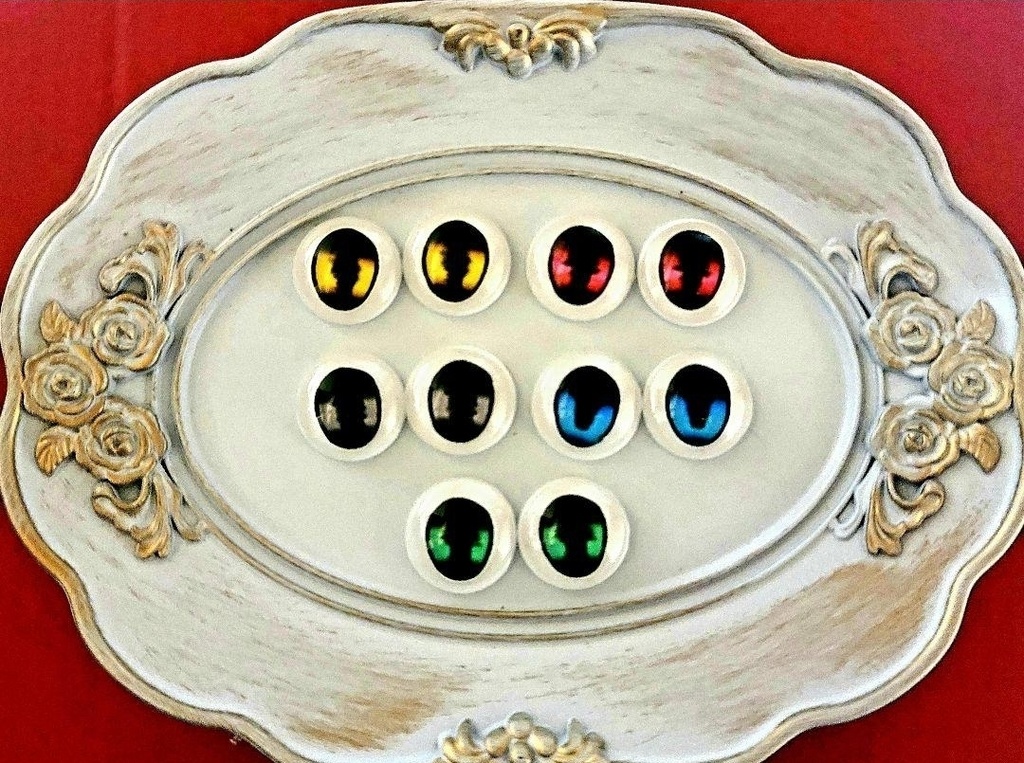 ⑤夢も希望もない★闇堕ちアイ(22mm・20mm相当カボション製