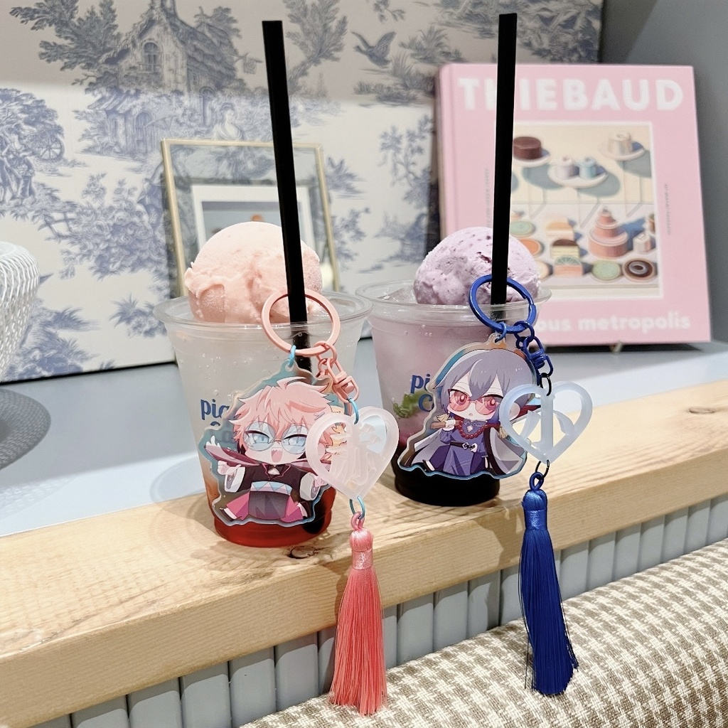 チャイナアクリルキーホルダー