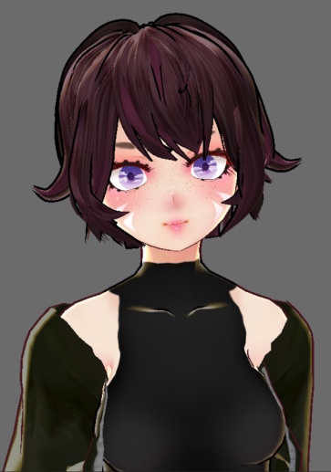 [Vroid Hair] Short detailed hair