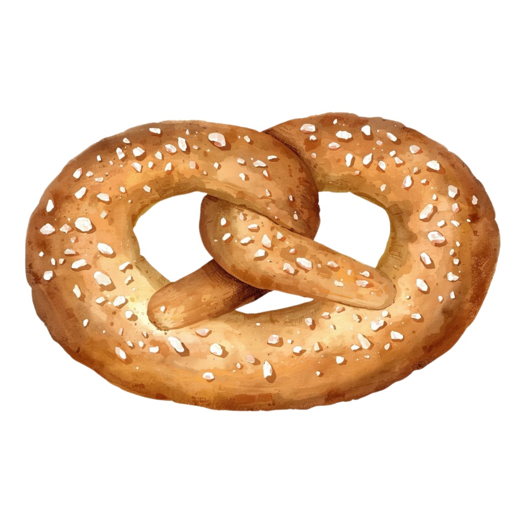 アンティークリアル水彩風 ベーカリー・カフェ クリップアート25点セット(PNG)