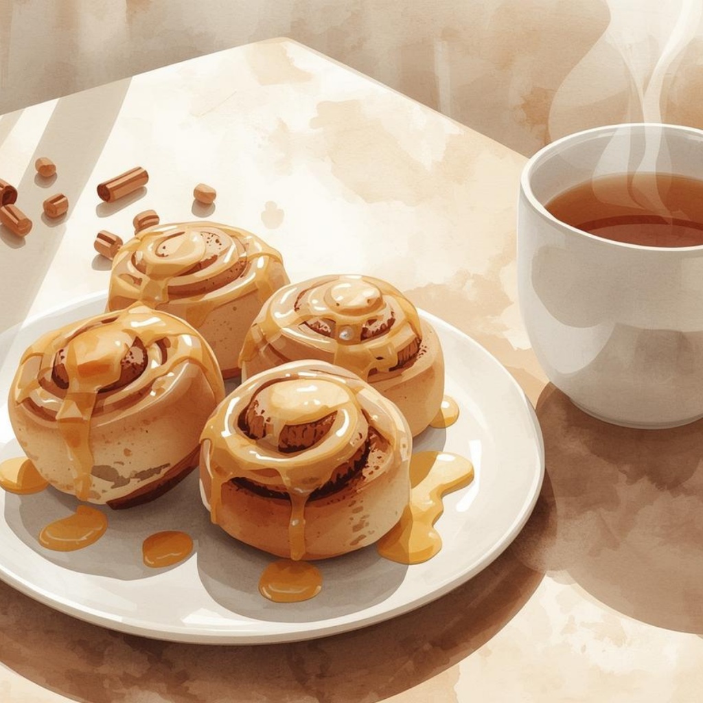 アンティークリアル水彩風 ベーカリー・カフェ クリップアート25点セット(PNG)