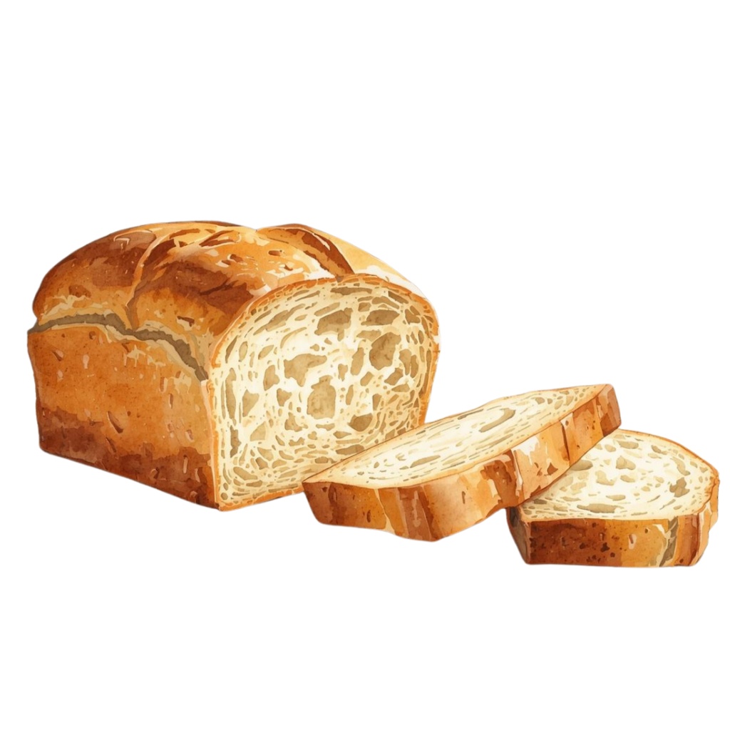 アンティークリアル水彩風 ベーカリー・カフェ クリップアート25点セット(PNG)