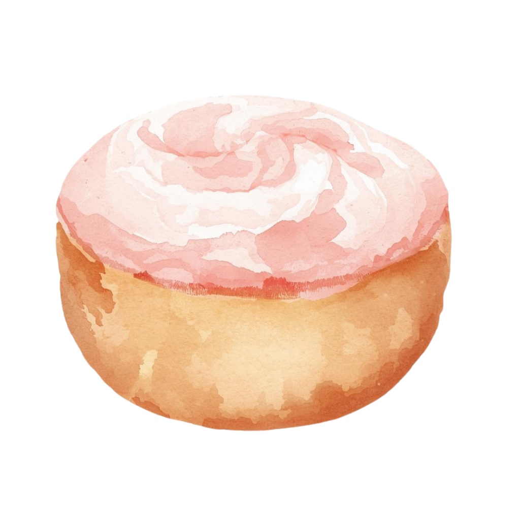 アンティークリアル水彩風 ベーカリー・カフェ クリップアート25点セット(PNG)