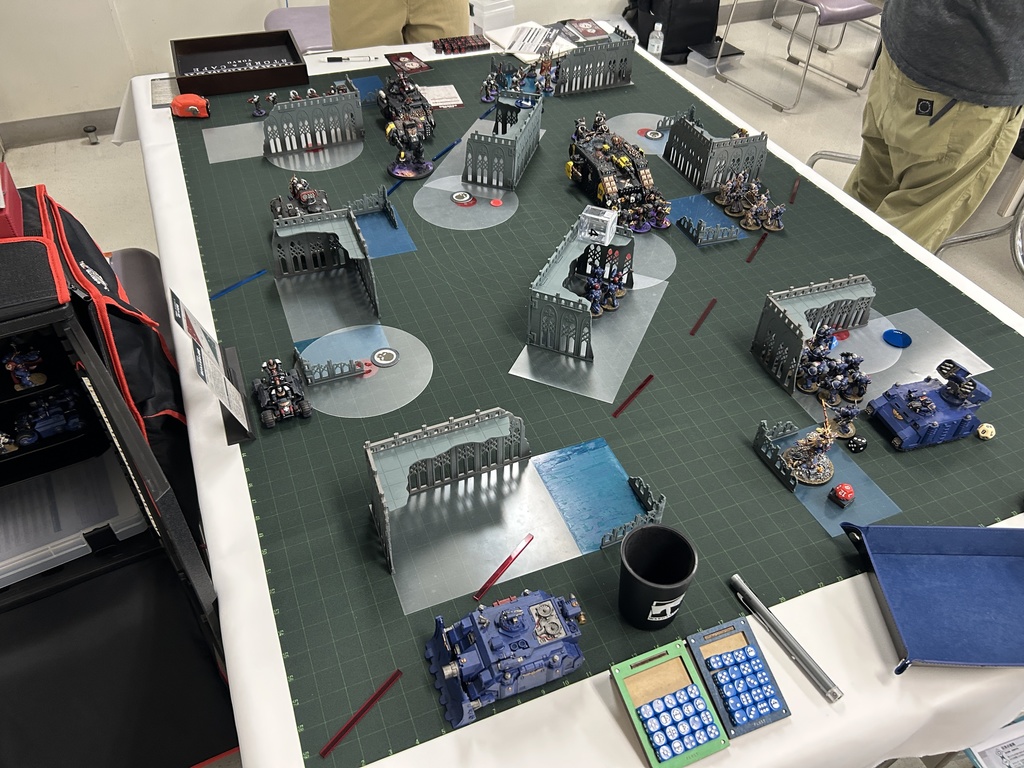 60×44in レーダースクリーン風スクウェアグリッドマット ウォーハンマー