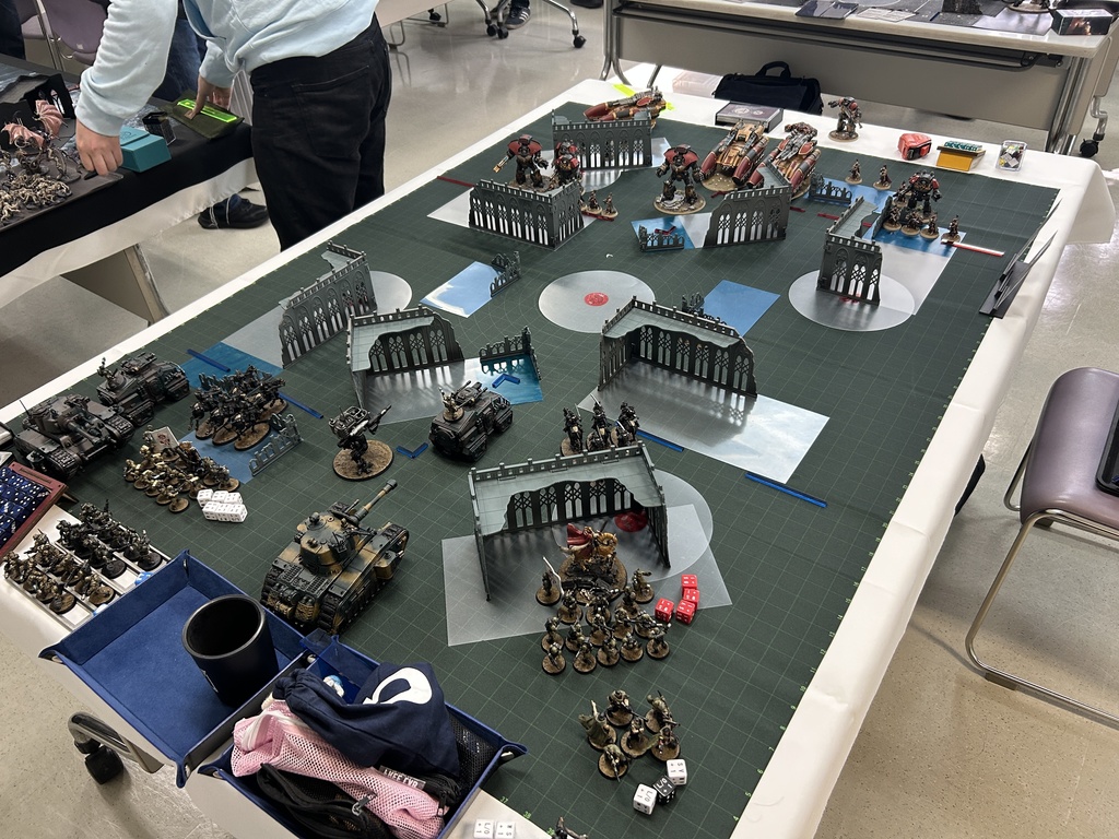 【改良版】60×44in レーダースクリーン風スクウェアグリッドマット ウォーハンマー