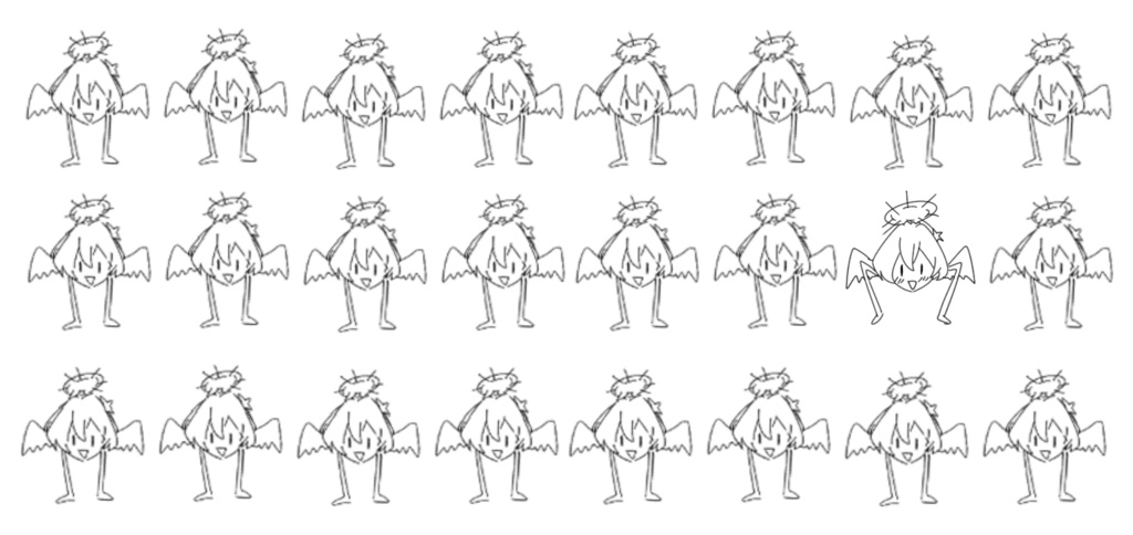 かんたんなぎちゃんTシャツ