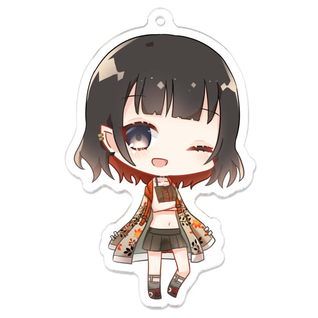 萩沙くるい🍁アクリルキーホルダー (70mm)