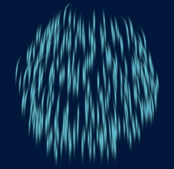 花火5種_オレンジ、青【URP版】