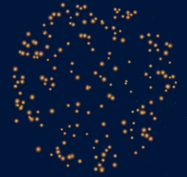 花火5種_オレンジ、青【URP版】