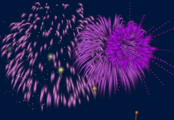 花火5種_オレンジイエロー、ピンク【URP版】