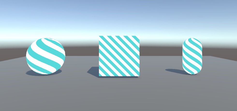 【無料サンプル】縞模様シェーダー【URP版】