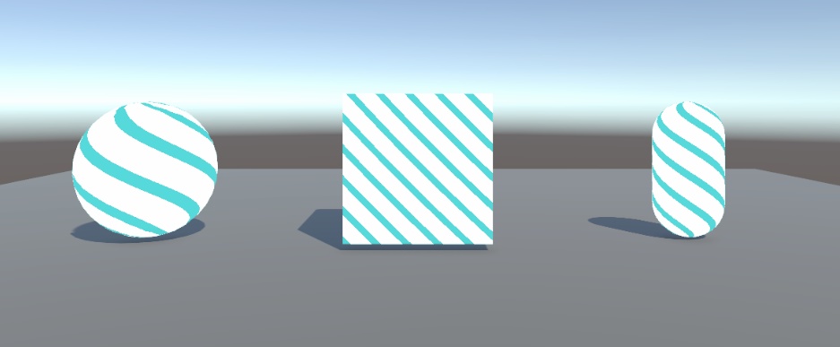 【無料サンプル】縞模様シェーダー【URP版】