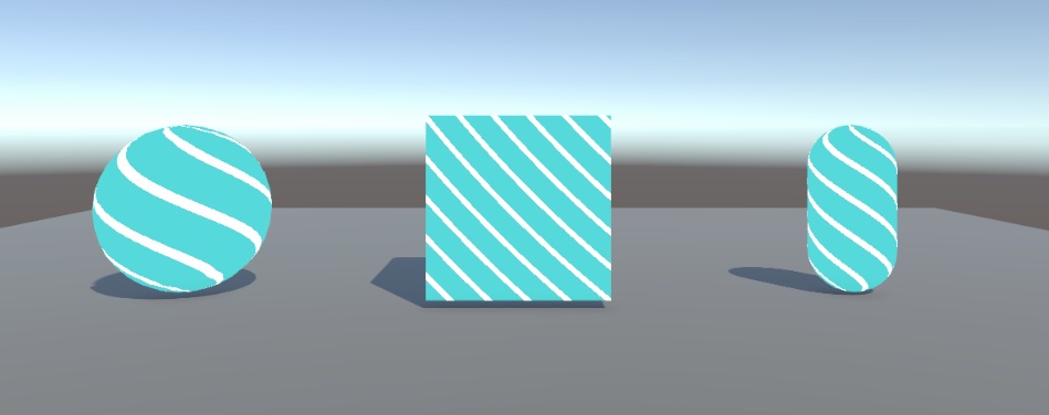 【無料サンプル】縞模様シェーダー【URP版】