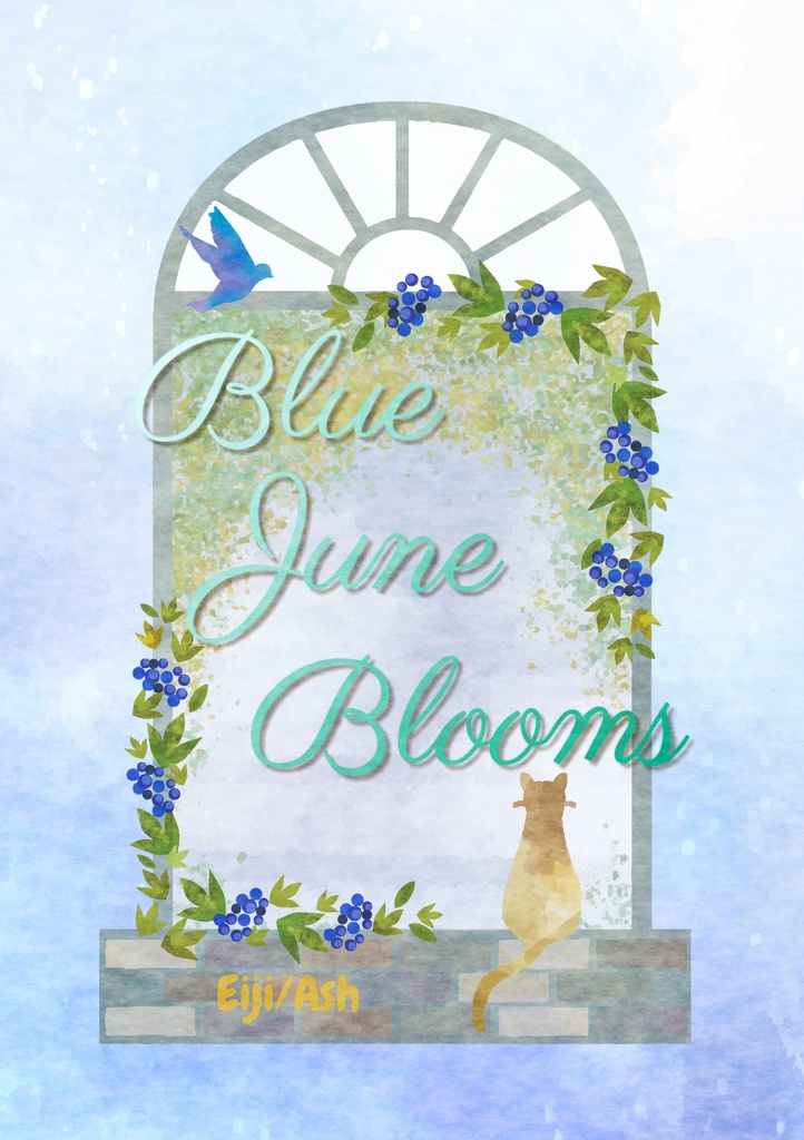 Blue June Blooms