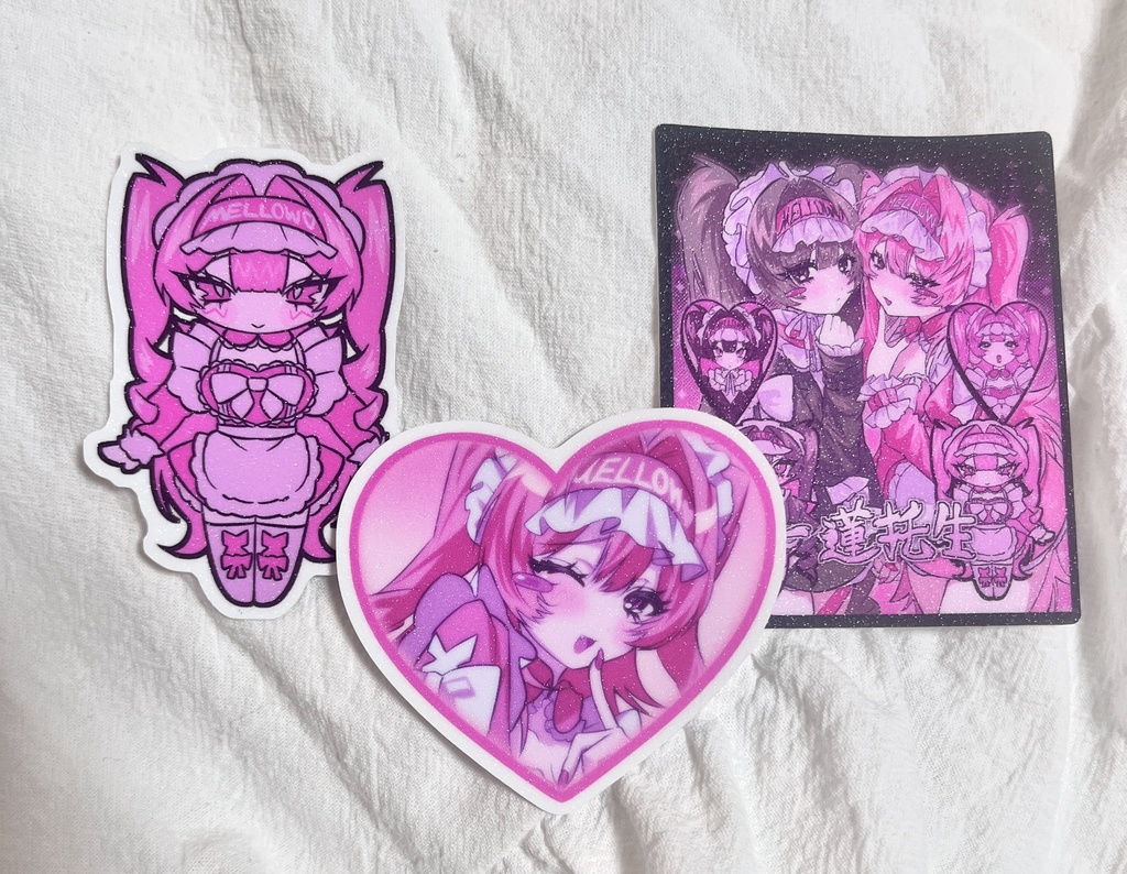 ラメステッカー【一蓮托生】