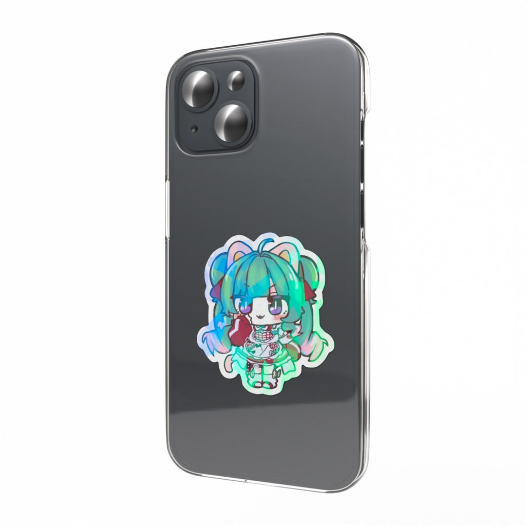 ホログラムスマホステッカー