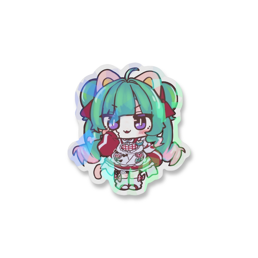 ホログラムスマホステッカー