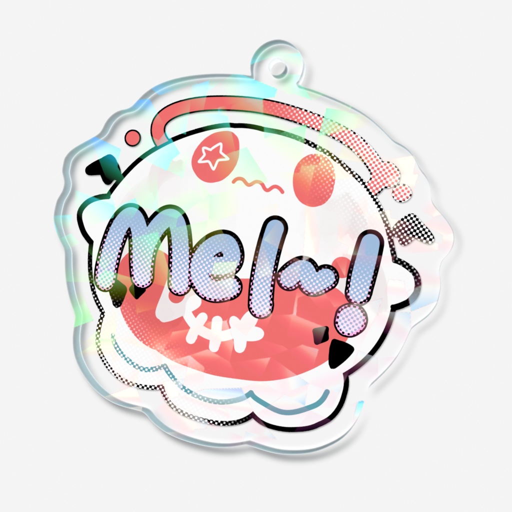 めるたまホログラムアクリルキーホルダー