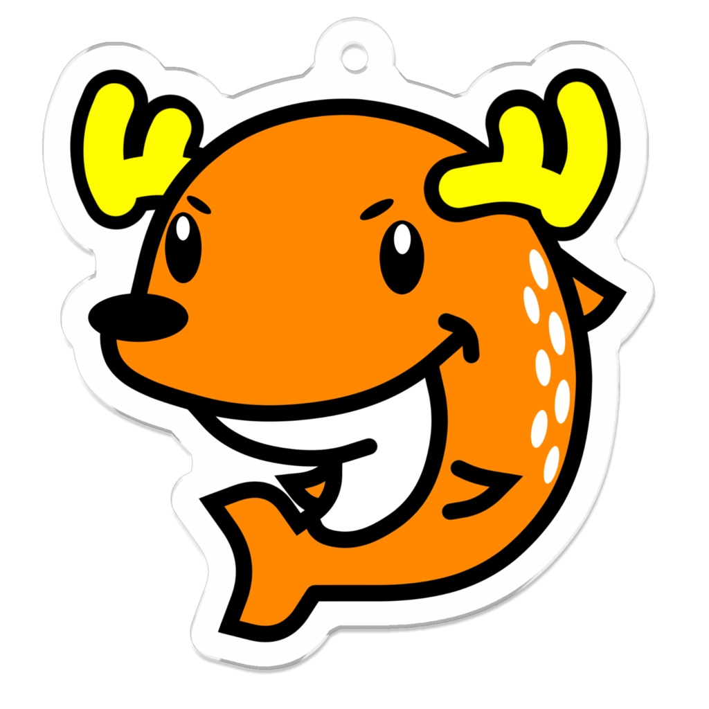 しかいるかアクリルキーホルダー