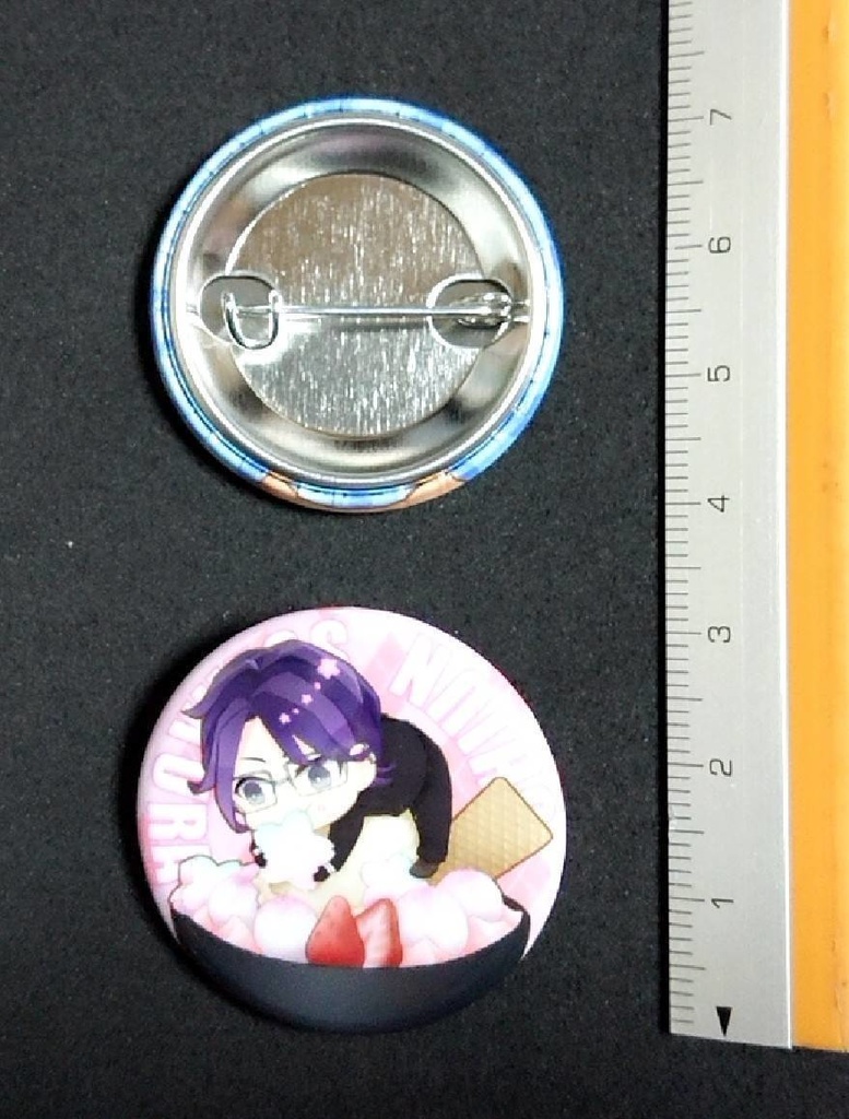 スイーツ缶バッジ 朱櫻紫雲 ver.