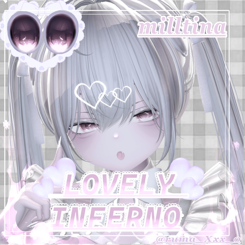 milltina専用 LOVELY INFERNO make&eyetexture