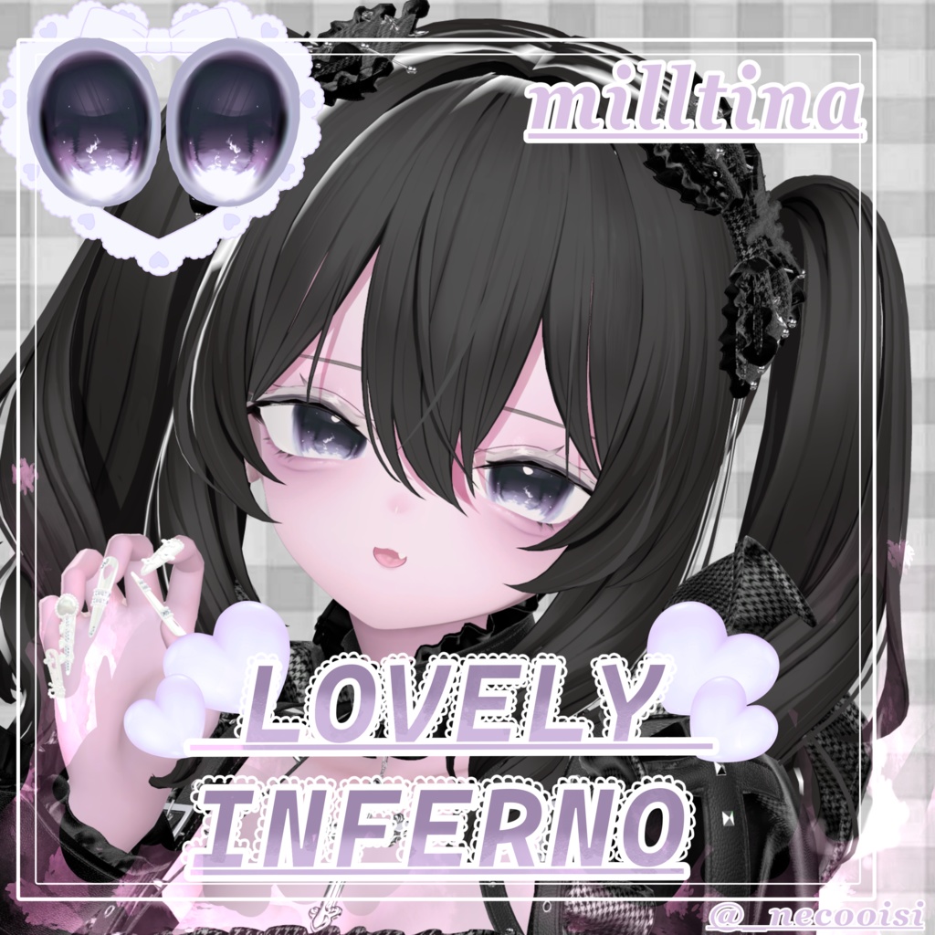 milltina専用 LOVELY INFERNO make&eyetexture