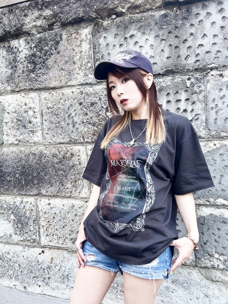 RE-IGNITE T-shirt (スミ / オートミール)