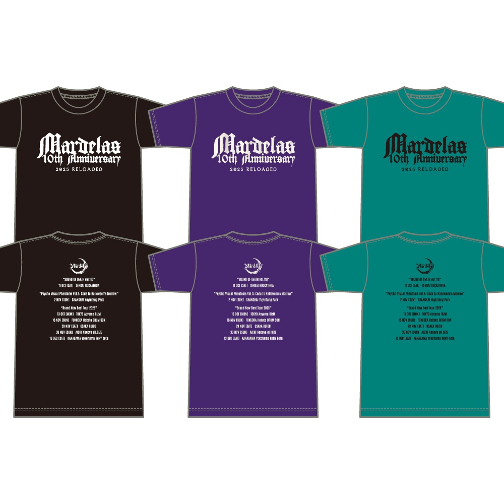 10th Anniversary Tour Tee (ツアーT)