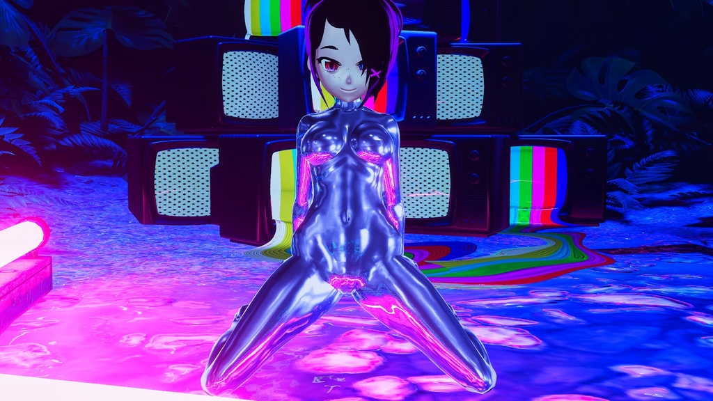 Shiny and Chrome Liltoon Preset for Bodysuit &More