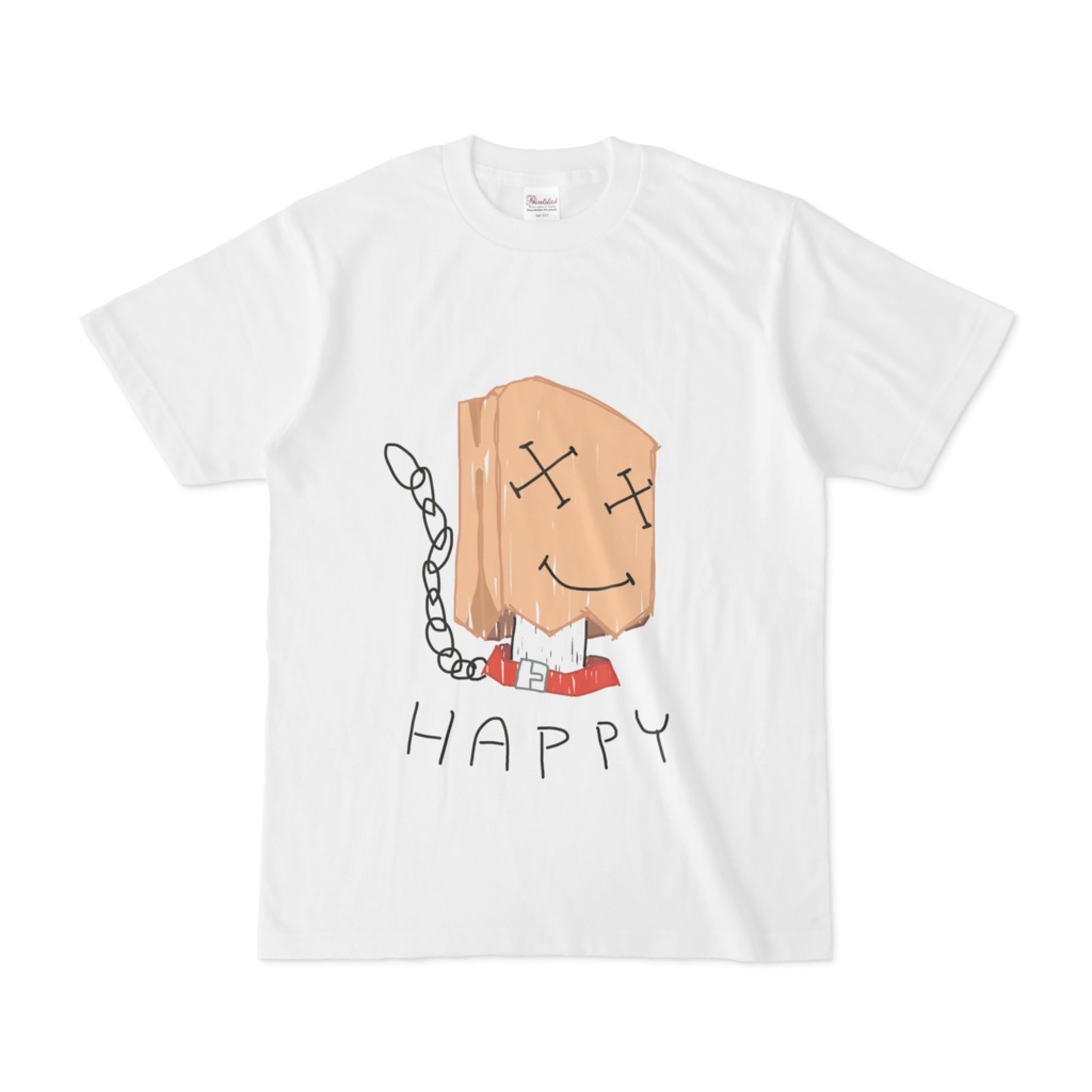 HAPPYかみぶくろTシャツ。
