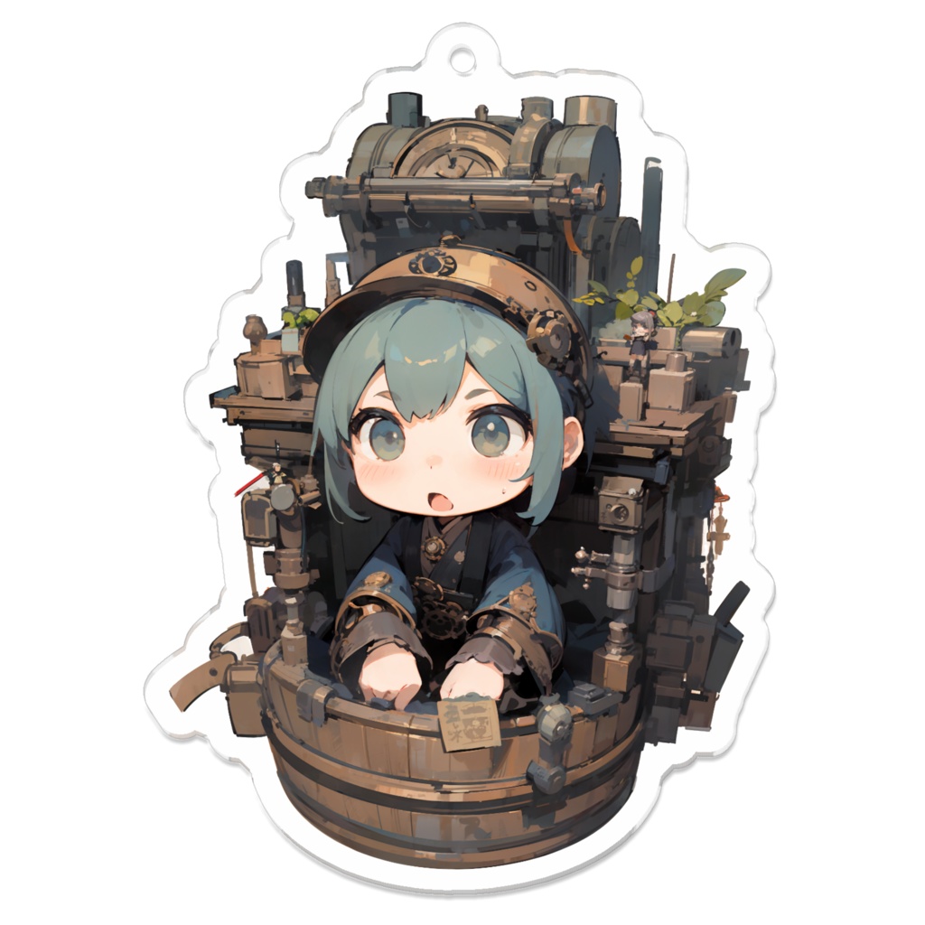 スチームパンクサムライガールchibi 2