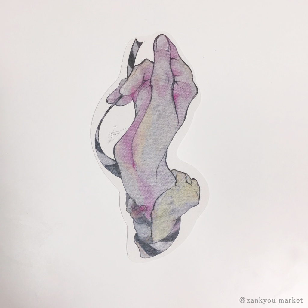 手のメッセージカード(A)