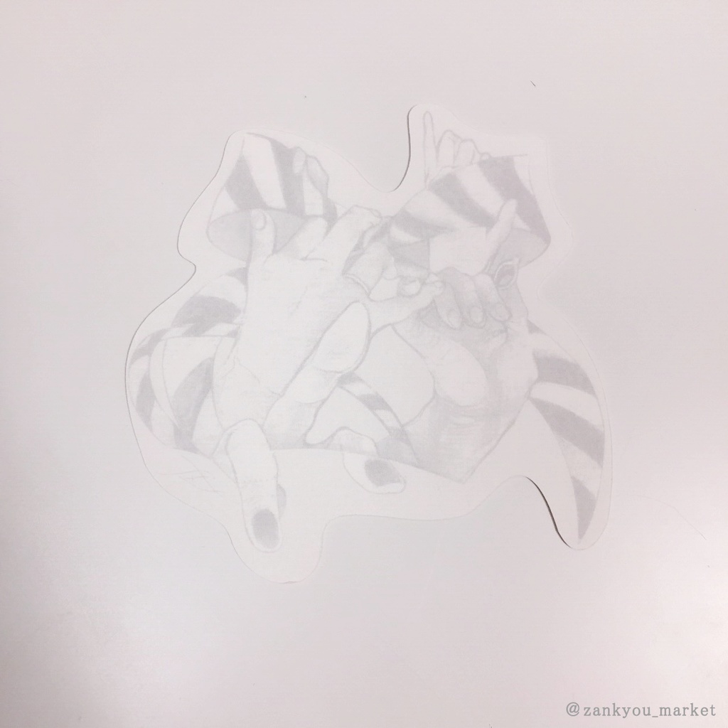 手のメッセージカード(C)