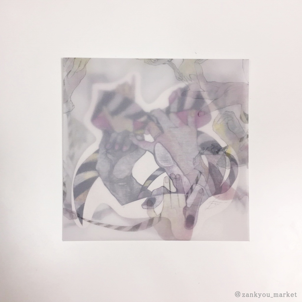 手のメッセージカード(C)