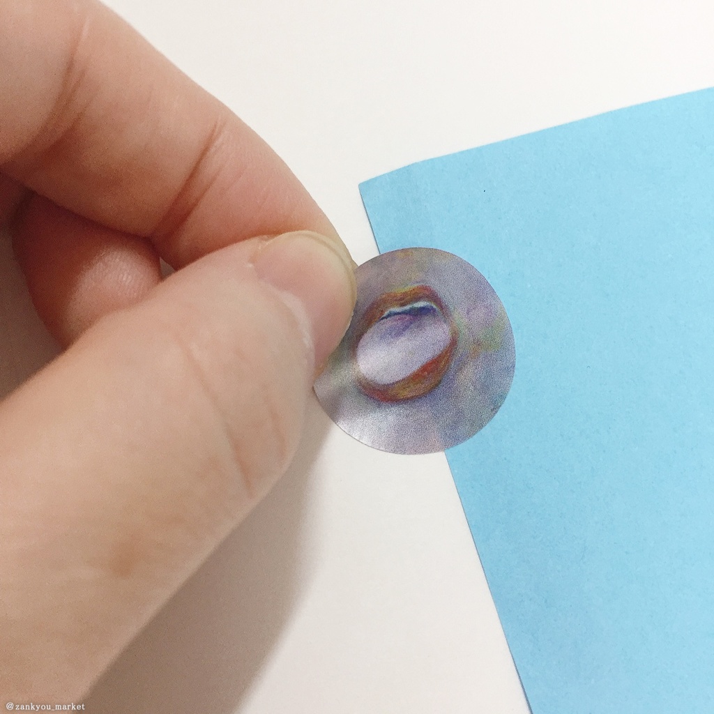 Translucent Round Seal