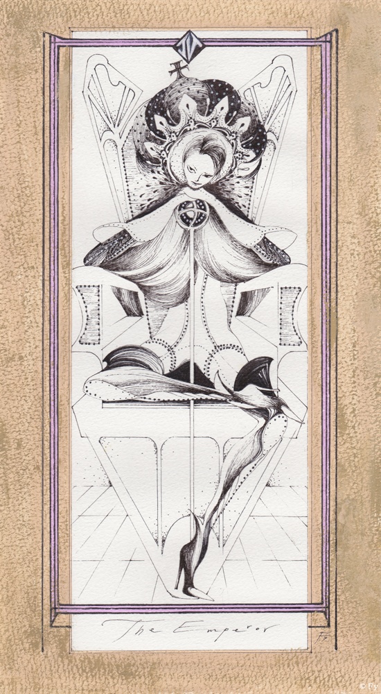 【原画作品】Graceful Tarot 4.皇帝(The Emperor)