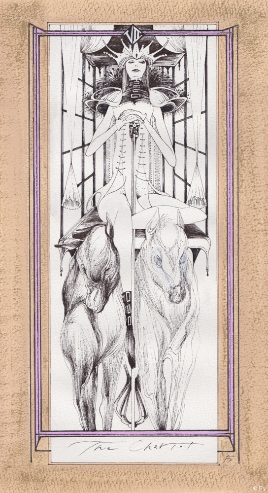 【原画作品】Graceful Tarot 7.戦車(The Chariot)