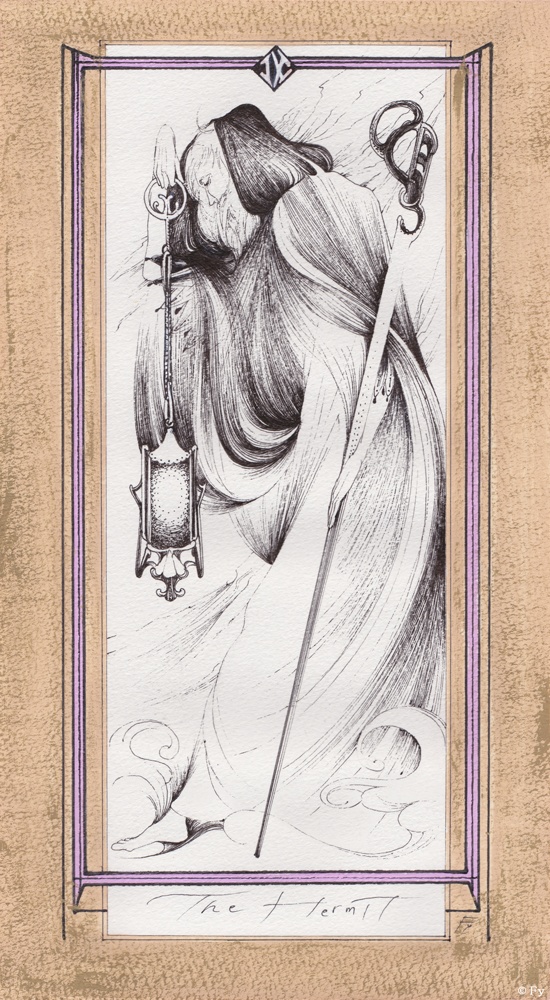 【原画作品】Graceful Tarot 9.隠者(The Hermit)
