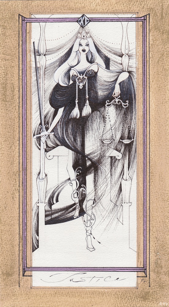 【原画作品】Graceful Tarot 11.正義(Justice)