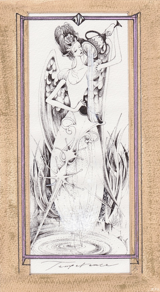 【原画作品】Graceful Tarot 14.節制(Temperance)